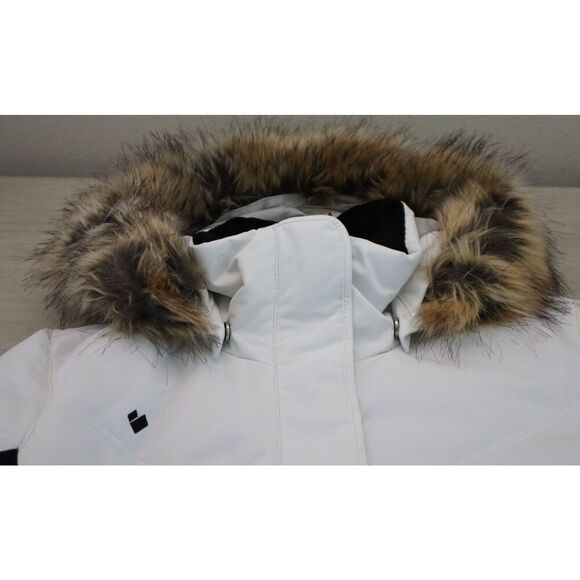 Obermeyer 11225 Women's Sz 6 White Tuscany II Insulated Winter Coat Jacket - Picture 13 of 16